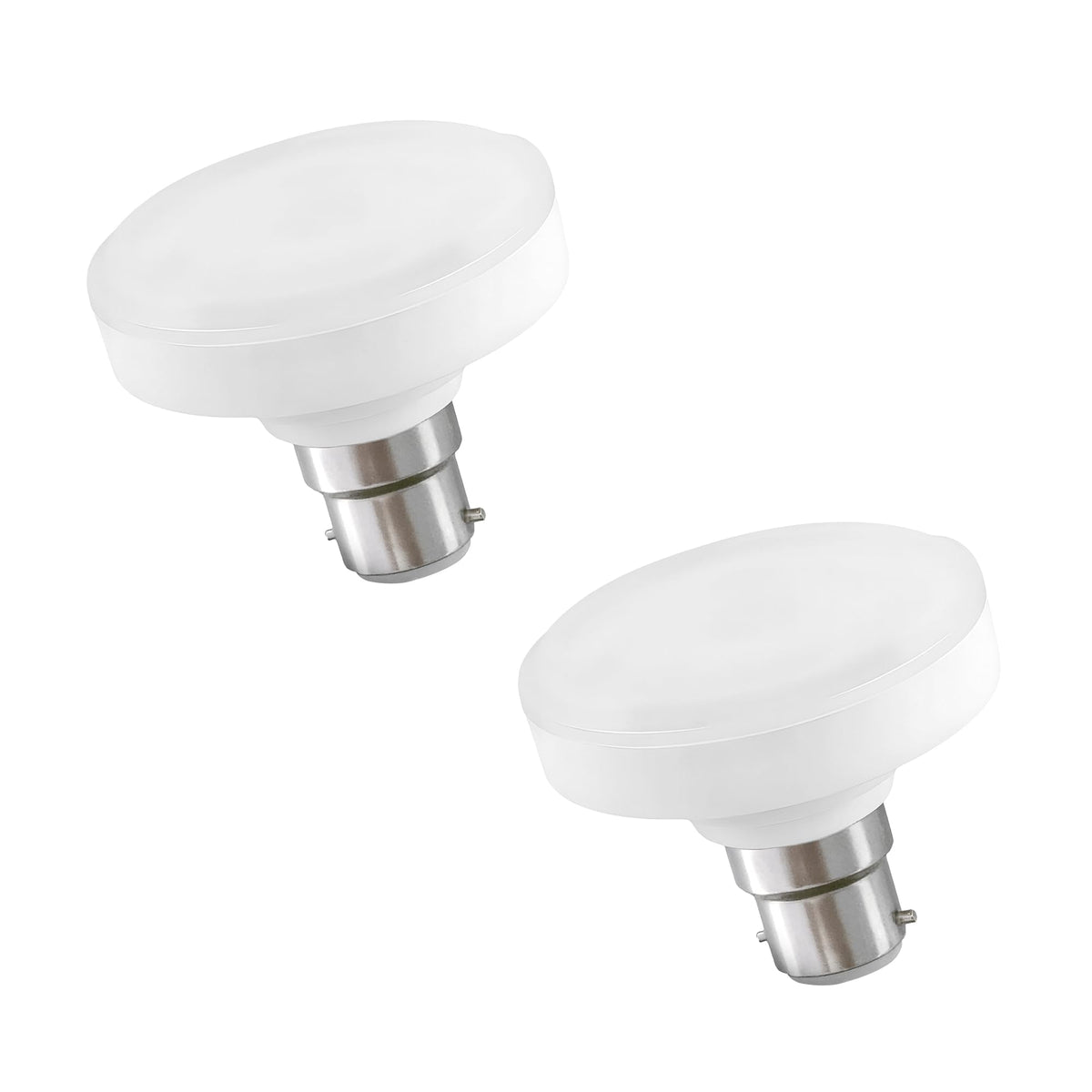 Cool White LED GLS Bulbs 6500K – A55, A60, A65, A95 & T75 - T75 12W, B22, Pack of 2