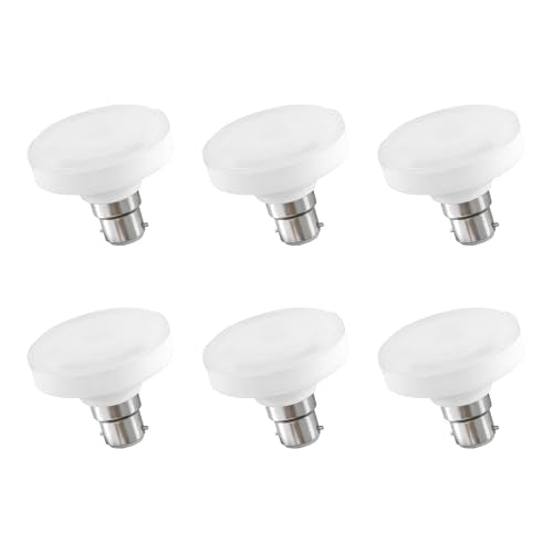 Cool White LED GLS Bulbs 6500K – A55, A60, A65, A95 & T75 - T75 12W, B22, Pack of 6