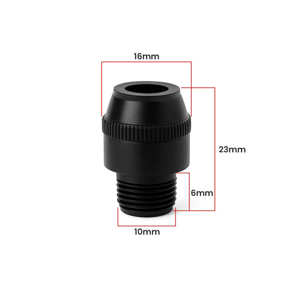 Knurled Metal Cord Grip M10 – 4 Finishes, Pack of 5 - photo 2