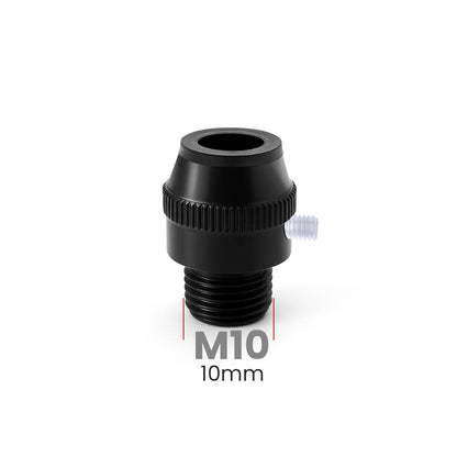 Knurled Metal Cord Grip M10 – 4 Finishes, Pack of 5 - Black, Standard, Pack of 5