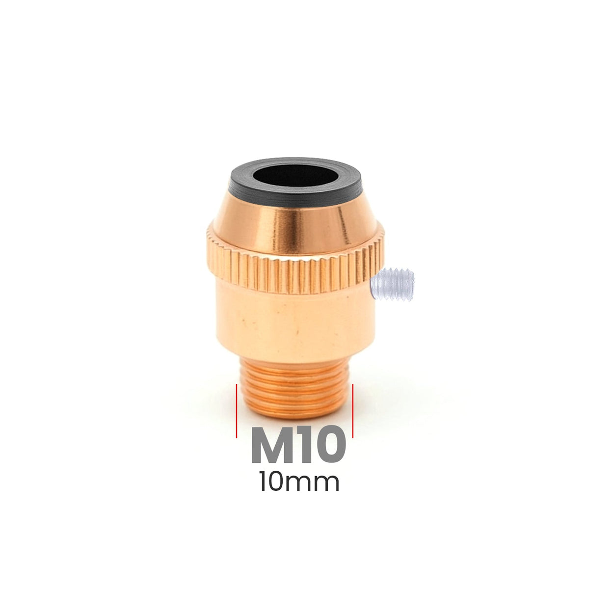 Knurled Metal Cord Grip M10 – 4 Finishes, Pack of 5 - Rose Gold, Standard, Pack of 5