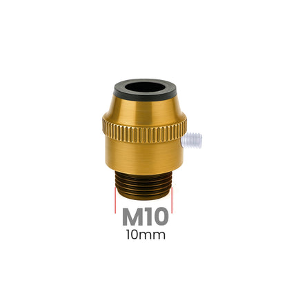 Knurled Metal Cord Grip M10 – 4 Finishes, Pack of 5 - Yellow Brass, Standard, Pack of 5