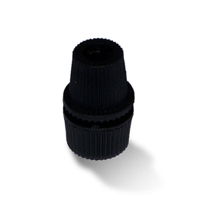 Ribbed Plastic Cord Grip – 16 x 22.5 mm, Black, Green or White - Black, Single, Standard