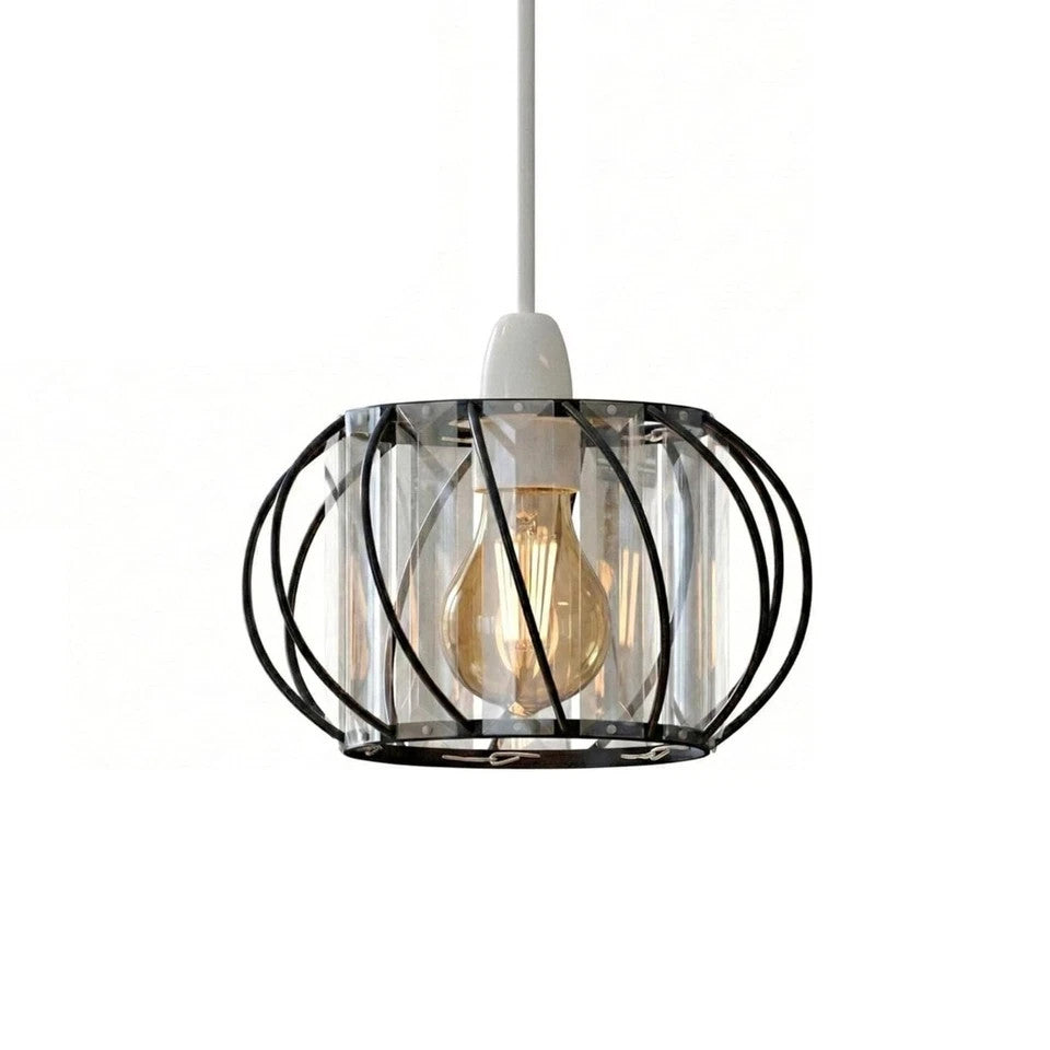 Crystal Cage Lamp Shade – Easy Fit with Reducer Ring - photo 14