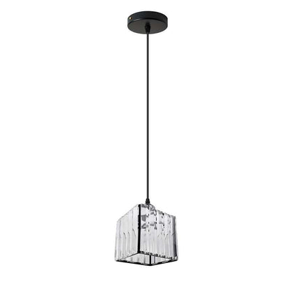 Crystal Cage Lamp Shade – Easy Fit with Reducer Ring - Black, WCCY1SQ, Single