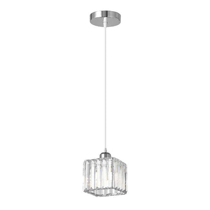Crystal Cage Lamp Shade – Easy Fit with Reducer Ring - Chrome, WCCY1SQ, Single