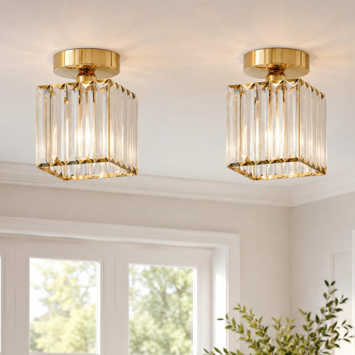 Crystal Cage Lamp Shade – Easy Fit with Reducer Ring - photo 20