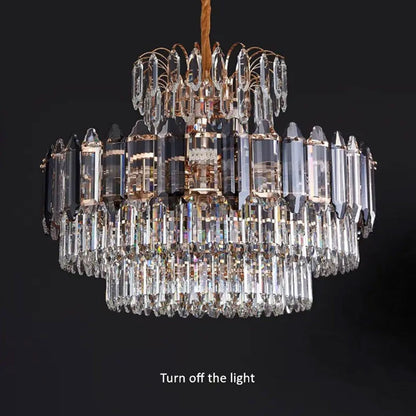 Crystal Lamp Shade - 50 cm (LSCA2L500SG), Standard, Single