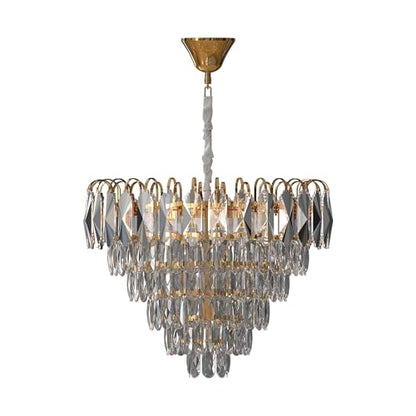 Crystal Lamp Shade - 60 cm (LSCA600), Gold, Single