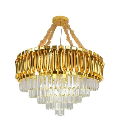 Crystal Lamp Shade - LSCA1200, Gold Glass, Single