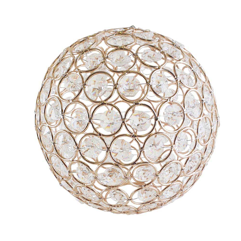 Gold Crystal Cup Lamp Shade – 15 cm - photo 2