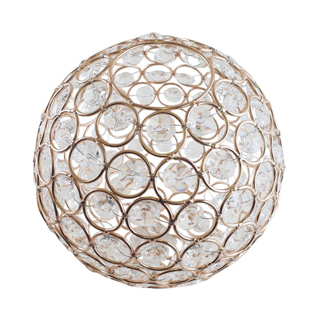 Gold Crystal Cup Lamp Shade – 15 cm - photo 3