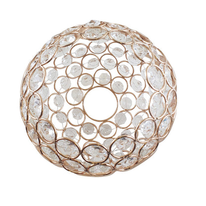 Gold Crystal Cup Lamp Shade – 15 cm - photo 5