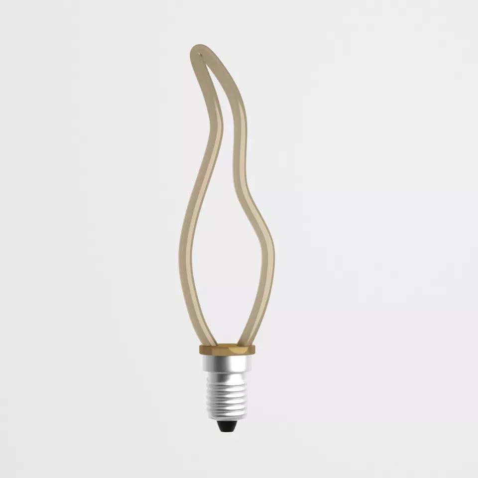 Decorative E14 LED Filament Bulbs – Flame & Leaf - Flame, Single