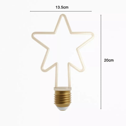 Decorative LED Filament Bulbs E27 – Heart, Star, Spiral, Christmas Tree & More - photo 10