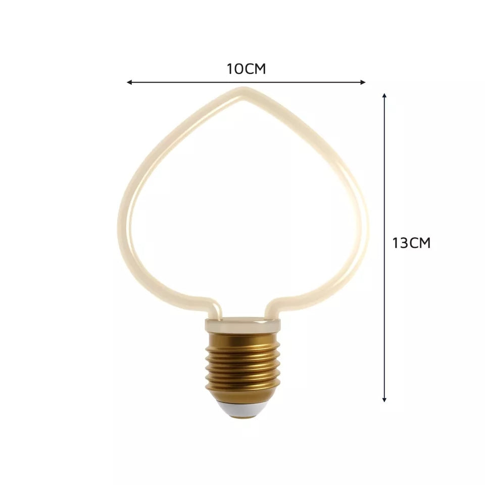 Decorative LED Filament Bulbs E27 – Heart, Star, Spiral, Christmas Tree & More - photo 11