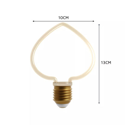 Decorative LED Filament Bulbs E27 – Heart, Star, Spiral, Christmas Tree & More - photo 11