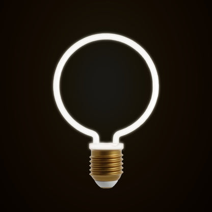 Decorative LED Filament Bulbs E27 – Heart, Star, Spiral, Christmas Tree & More - Rose, Single, 4W