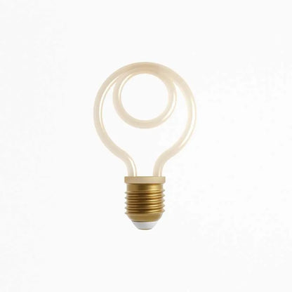 Decorative LED Filament Bulbs E27 – Heart, Star, Spiral, Christmas Tree & More - Round, Single, 4W
