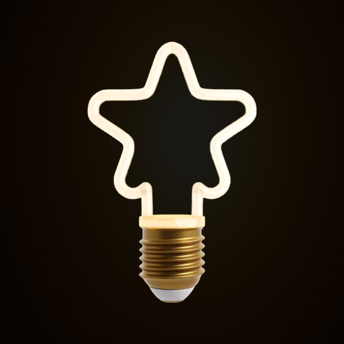 Decorative LED Filament Bulbs E27 – Heart, Star, Spiral, Christmas Tree & More - Spiral, Single, 4W