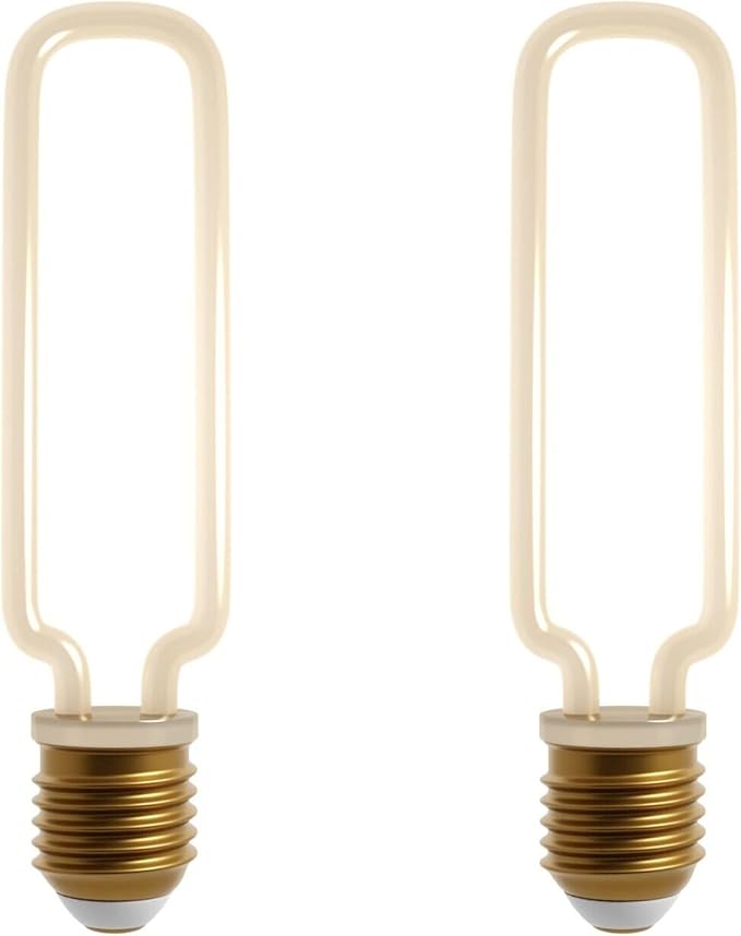 Decorative LED Filament Bulbs E27 – Heart, Star, Spiral, Christmas Tree & More - Teardrop, Pack of 2, 4W