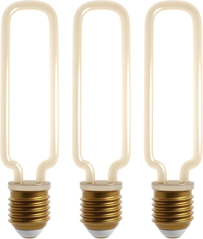 Decorative LED Filament Bulbs E27 – Heart, Star, Spiral, Christmas Tree & More - Teardrop, Pack of 3, 4W