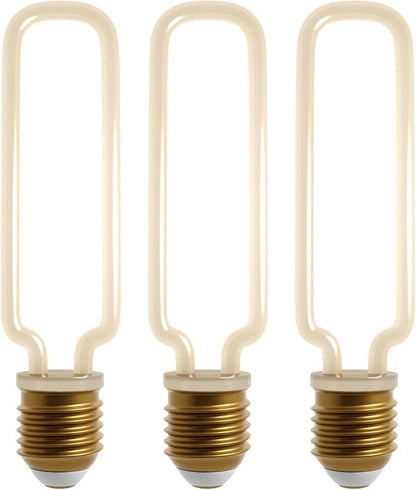 Decorative LED Filament Bulbs E27 – Heart, Star, Spiral, Christmas Tree & More - Teardrop, Pack of 3, 4W