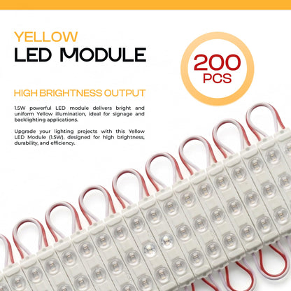 12V LED Sign Modules, Pack of 200 – Cool White, Green, Yellow & RGB - photo 10