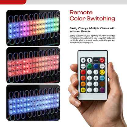 12V LED Sign Modules, Pack of 200 – Cool White, Green, Yellow & RGB - photo 25