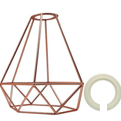 Diamond Cage Lamp Shade – Rose Gold, 10 mm Hole - photo 3