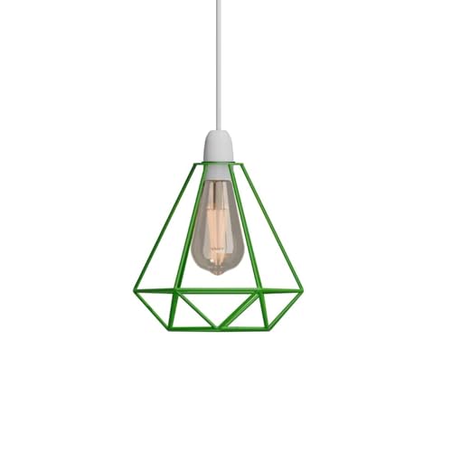 Diamond Wire Cage Lamp Shade – 8 Colours, Easy Fit - photo 17