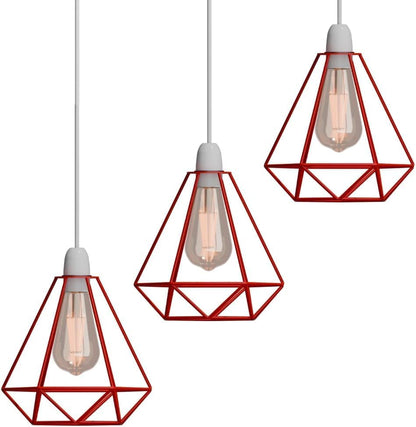 Diamond Wire Cage Lamp Shade – 8 Colours, Easy Fit - photo 12