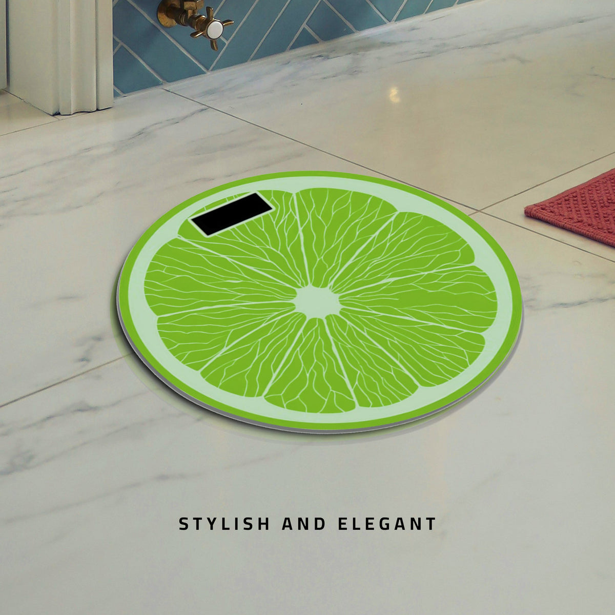 Citrus Slice Digital Bathroom Scale – Lemon or Orange, Assorted, 180 kg - photo 4