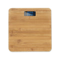 Bamboo Digital Bathroom Scale – 30 x 30 cm, 180 kg, LCD Display