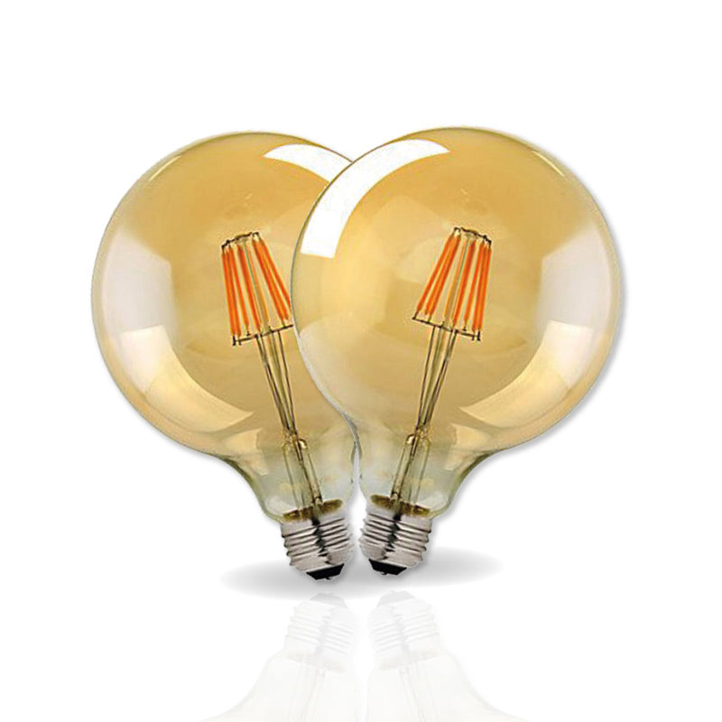 Dimmable G125 LED Filament Globe Bulb Amber – E27 & B22 - photo 10