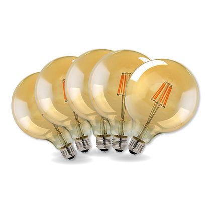 Dimmable G125 LED Filament Globe Bulb Amber – E27 & B22 - photo 12