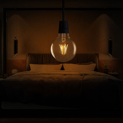 Dimmable G80 LED Filament Globe Bulb Amber – E27 & B22 - photo 4