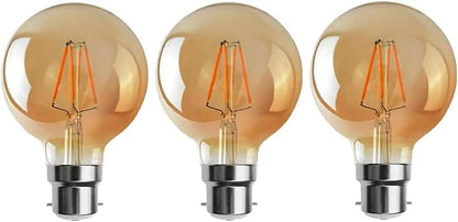 Dimmable G80 LED Filament Globe Bulb Amber – E27 & B22 - photo 15