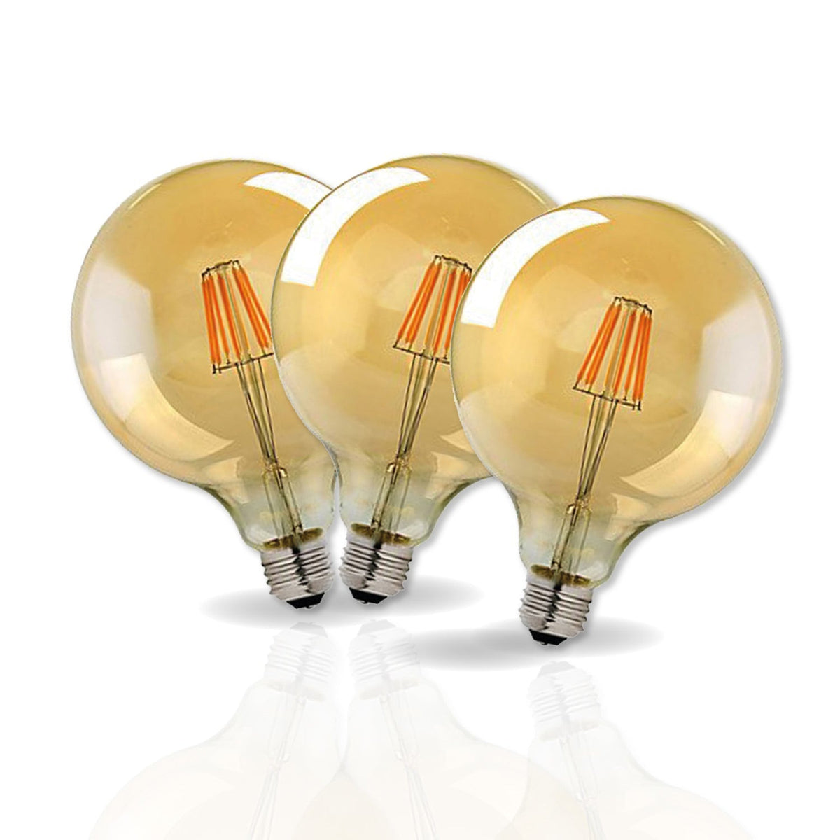 Dimmable G80 LED Filament Globe Bulb Amber – E27 & B22 - photo 19