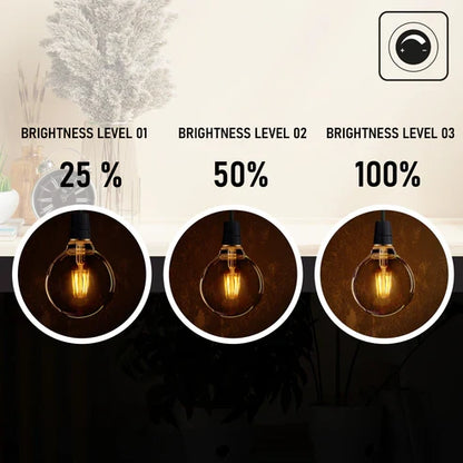Dimmable G95 LED Filament Globe Bulb Amber – E27 & B22 - photo 7