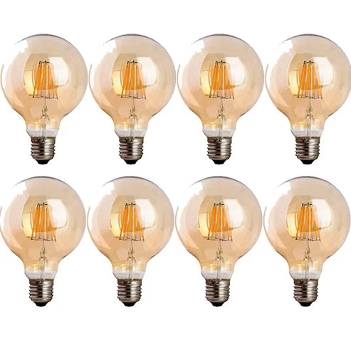 Dimmable G95 LED Filament Globe Bulb Amber – E27 & B22 - photo 8
