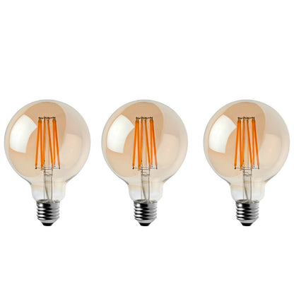 Dimmable G95 LED Filament Globe Bulb Amber – E27 & B22 - photo 20