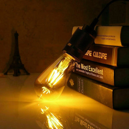 Dimmable ST64 LED Filament Bulb Amber – E27 & B22 - photo 5