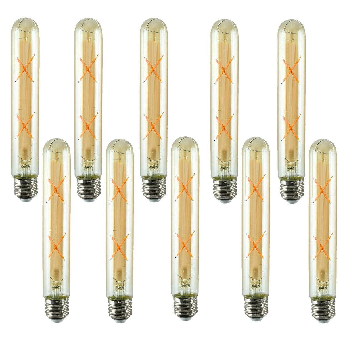Dimmable T185 & T130 Tubular LED Filament Bulb Amber - photo 19