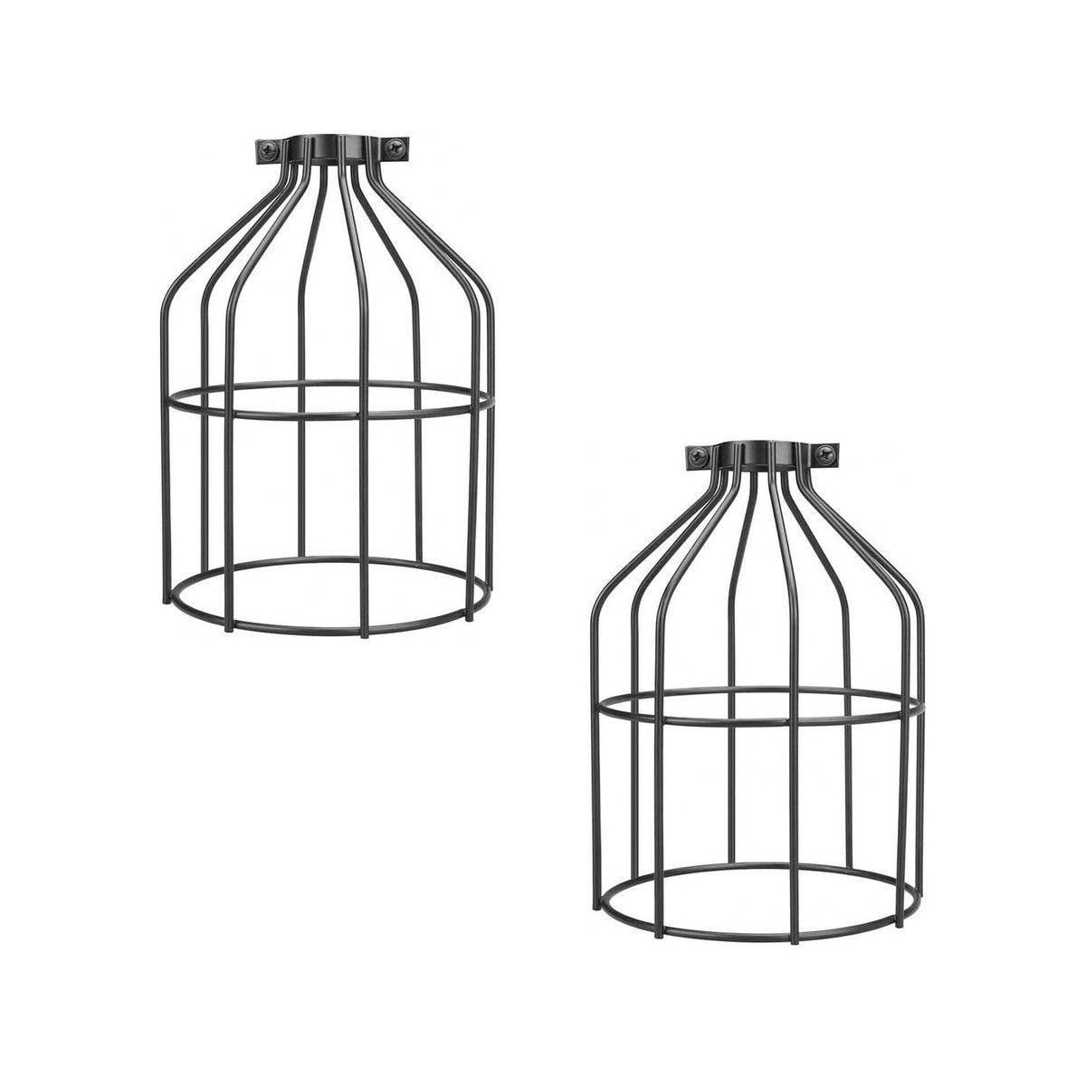 Wire Bulb Guard Cage Lamp Shade – Brushed Copper, 13 x 19 cm - photo 9