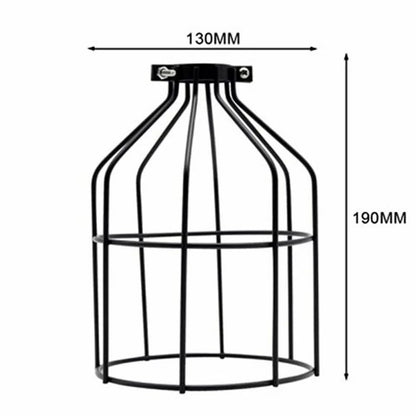 Wire Bulb Guard Cage Lamp Shade – Brushed Copper, 13 x 19 cm - photo 2