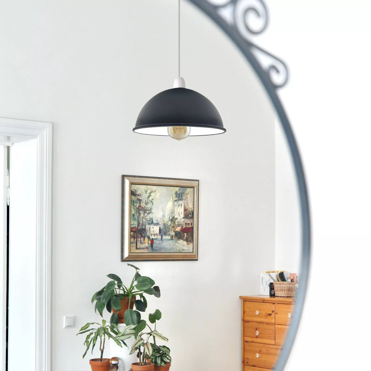 Dome Lamp Shade 40 cm – Easy Fit, 8 Colours - photo 2
