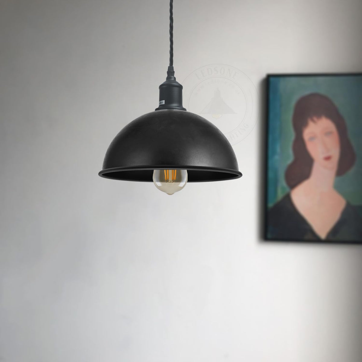 Dome Lamp Shade 40 cm – Easy Fit, 8 Colours - photo 5