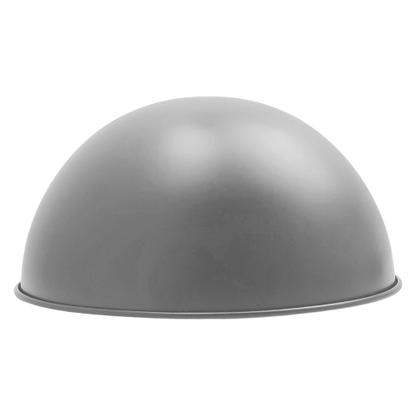 Dome Lamp Shade 40 cm – Easy Fit, 8 Colours - Grey, 40 cm with Reducer Ring, Single