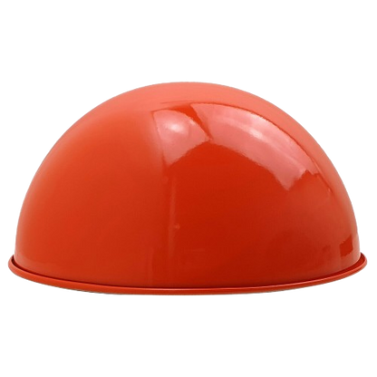 Dome Lamp Shade 40 cm – Easy Fit, 8 Colours - Orange, 40 cm with Reducer Ring, Single